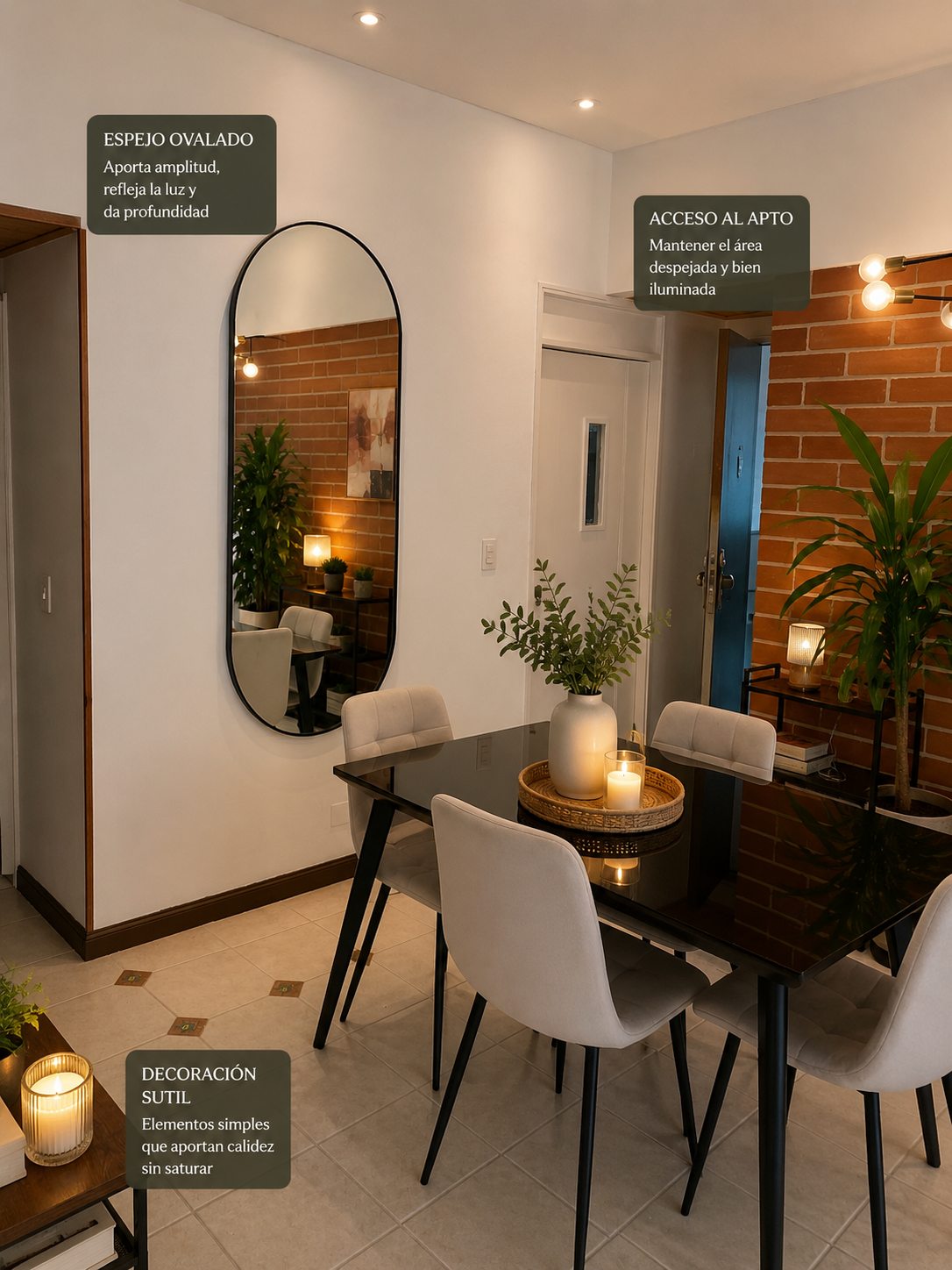 Apartamento moderno y acogedor